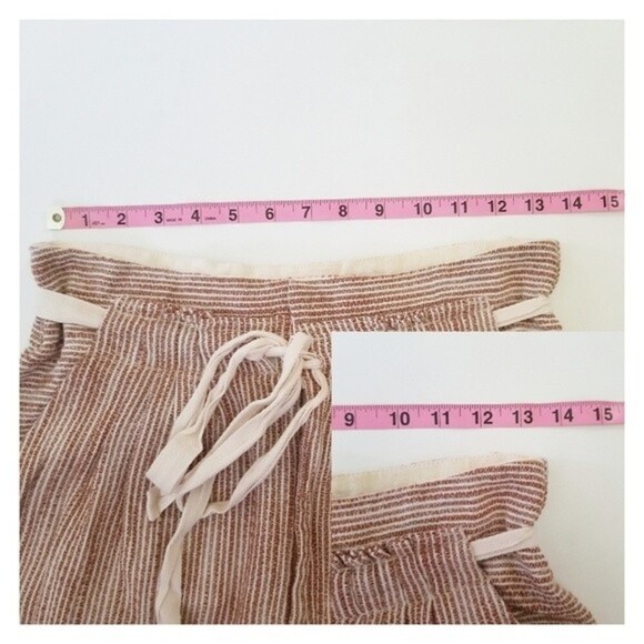 NWT Free People Size 4 Caraway Light At Sunrise Cotton Drawstring Cropped Pants - Picture 9 of 11